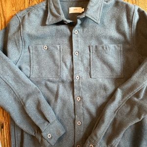 Onia Men’s Essential Heavy-Weight Wool-Blend Overshirt